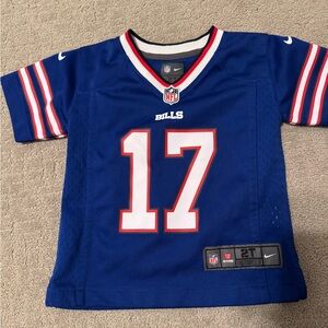 2T Buffalo Bills #17 Josh Allen Football Jersey